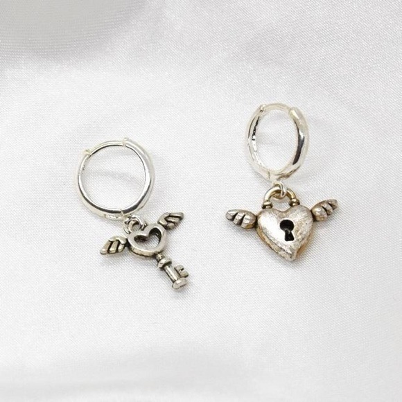 Lock And Key Earrings